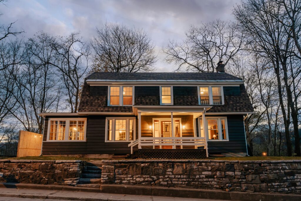 Minnesota House Exterior Spring
